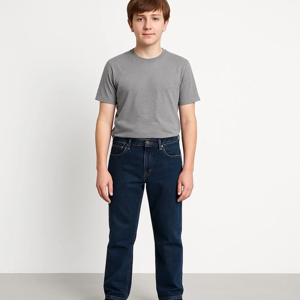 Old Navy Blue Straight Leg Jeans